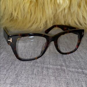 Tom Ford Square Tortoise Eyeglasses